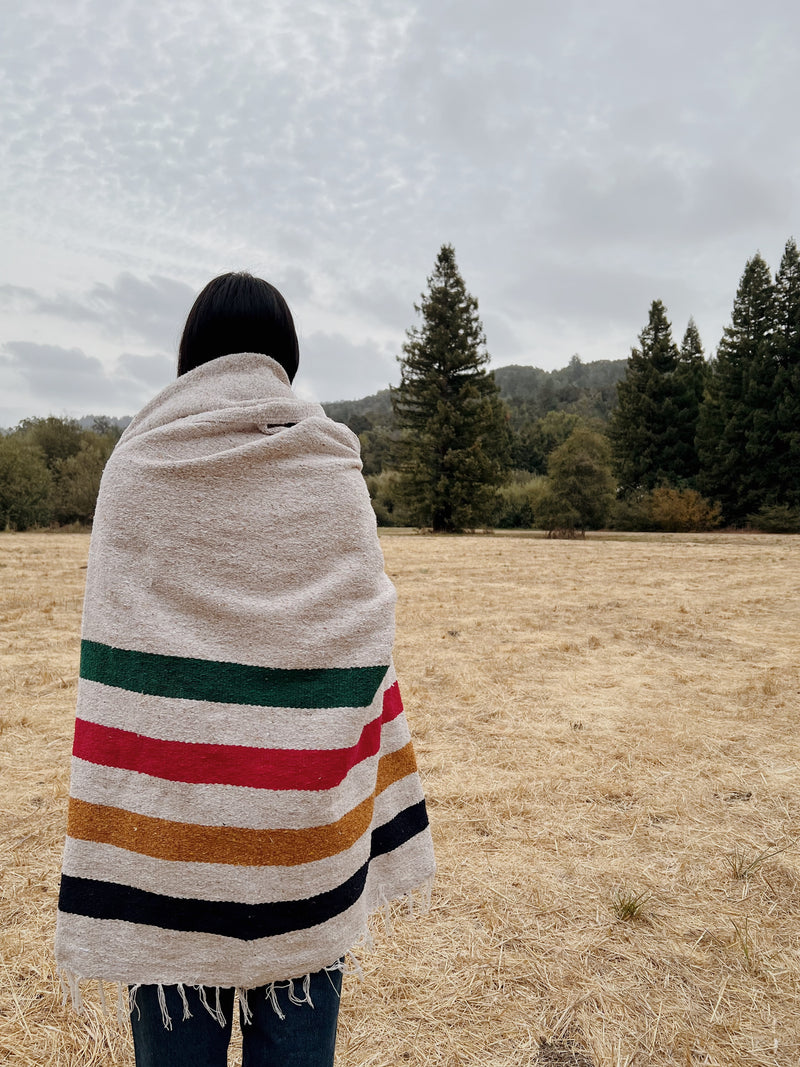 Hudson Blanket in Oatmeal