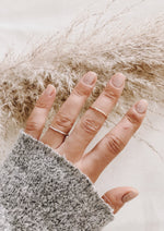 Hammered Reese Stacking Ring