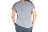 Wild and Free Ladies Flowy Scoop Neck Tee (Gray)