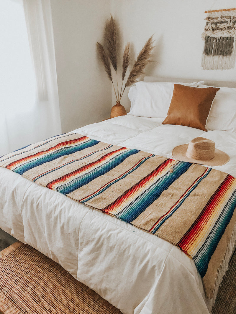 Beige Serape Blanket