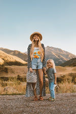 Grey Crochet Bucket Bag