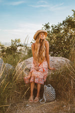 Grey Crochet Bucket Bag
