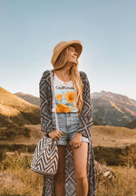 Grey Crochet Bucket Bag